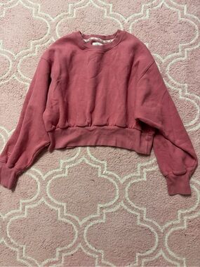TNA Dusty Rose Crewneck Sweatshirt